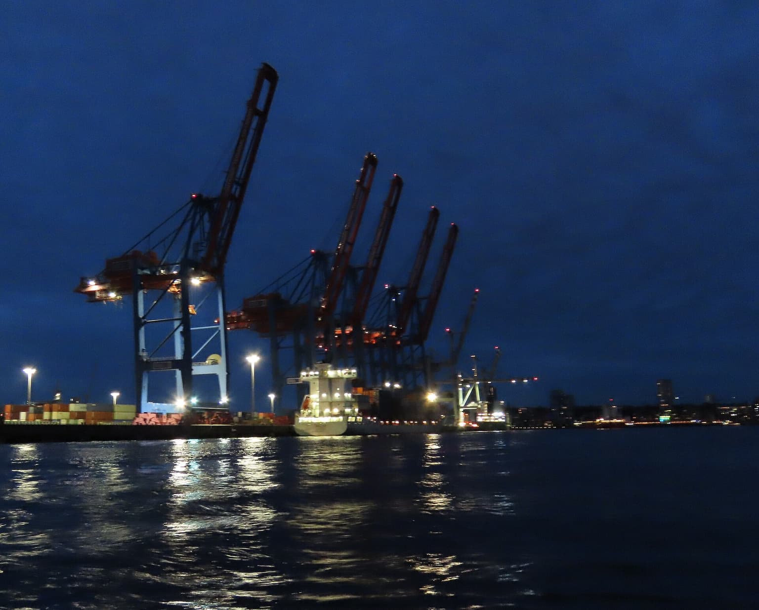 Hamburg port — global commodities logistics hub